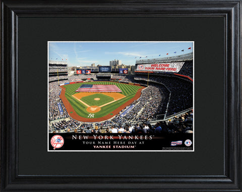 Personalized MLB Stadium Print - Yankees