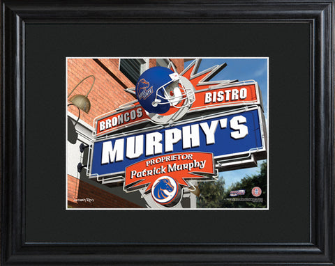 College Hangout Print - Boise State