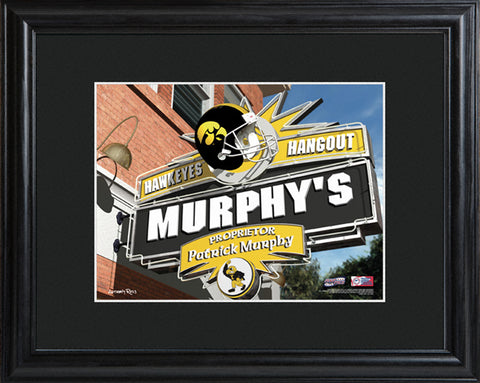 College Hangout Print - Iowa