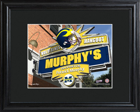 College Hangout Print - Michigan