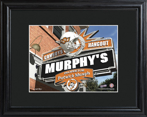 College Hangout Print - Oklahoma State