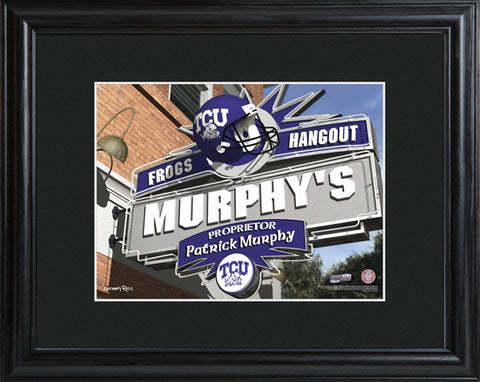 College Hangout Print - TCU