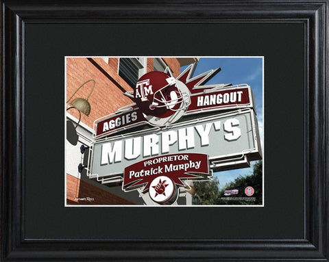 College Hangout Print - Texas A&M
