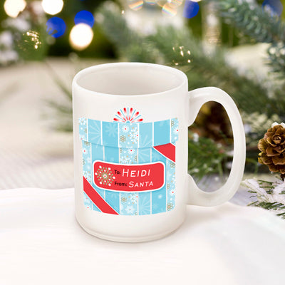 Winter Holiday Coffee Mug - Present