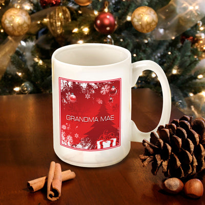 Winter Holiday Coffee Mug - Red Surprises