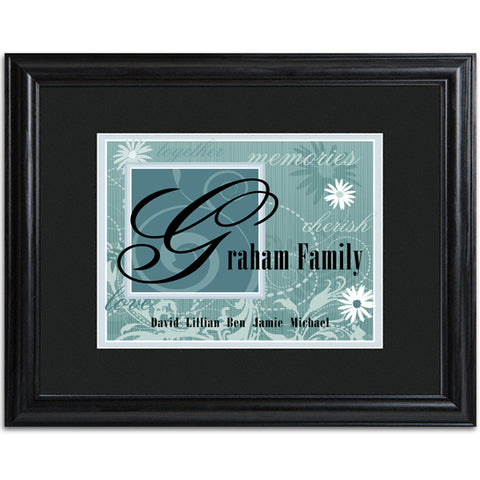 Family Name Frame - Slate