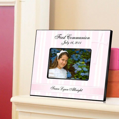 First Communion Picture Frame - God Bless