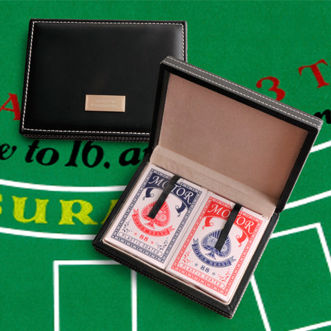 Card Sharks Playing Card Case - PersonalizationPop Test Store