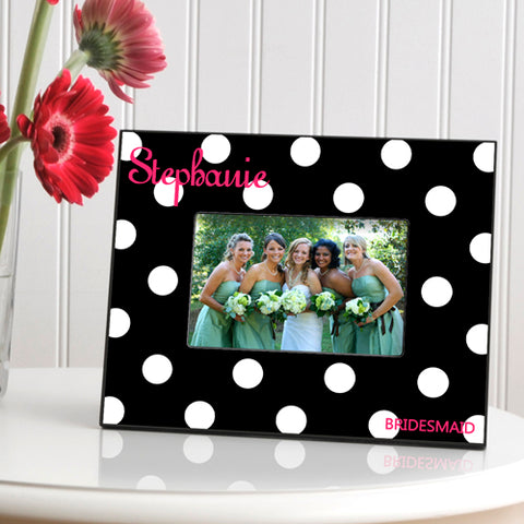 Polka Dot Frame - Black