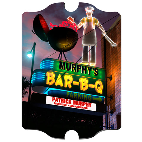 Marquee Vintage Sign - BBQ