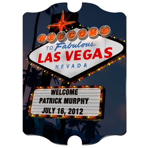 Vegas Marquee Vintage Sign - Vegas Night