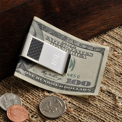 Carbon Fiber Money Clip - PersonalizationPop Test Store