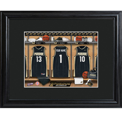 College Basketball Locker Room Print - Purdue - PersonalizationPop Test Store