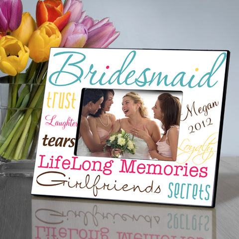 Bridesmaid Frame - Classic - PersonalizationPop Test Store