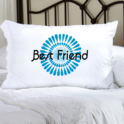 Felicity Bouncy Bouquet Pillow Case - Blue BB2
