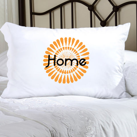 Felicity Bouncy Bouquet Pillow Case - Orange BB3