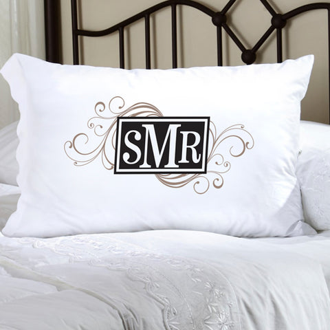 Felicity Cheerful Monogram Pillow Case - CM 6