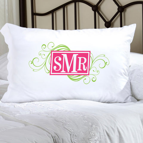Felicity Cheerful Monogram Pillow Case - CM 7