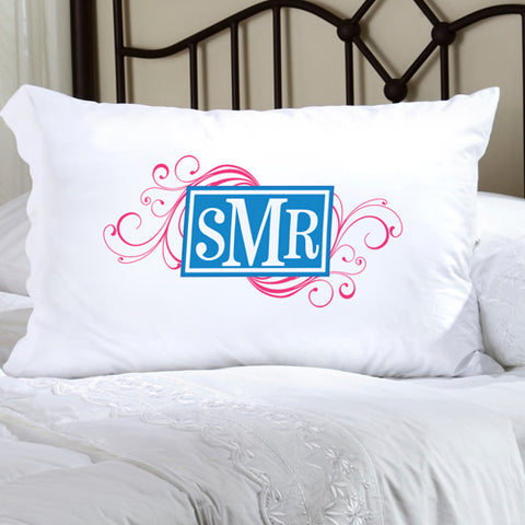 Felicity Cheerful Monogram Pillow Case - CM 8