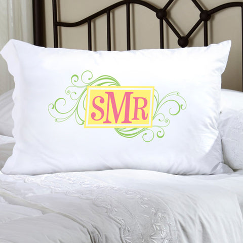 Felicity Cheerful Monogram Pillow Case - CM 9