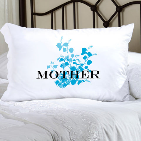 Felicity Graceful Nature Pillow Case - Blue Flower