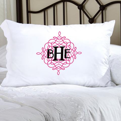 Felicity Wistful Monogram Pillow Case - WM 4