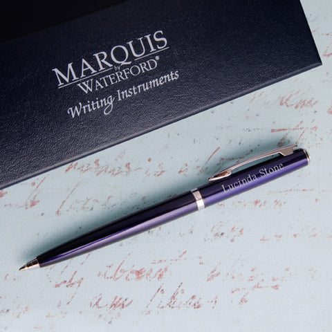 Waterford® Arcadia Ballpoint Pen - Blue