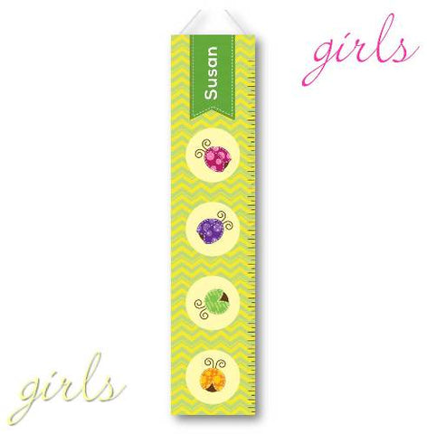 Kids Growth Charts - Personalized Lady Bug
