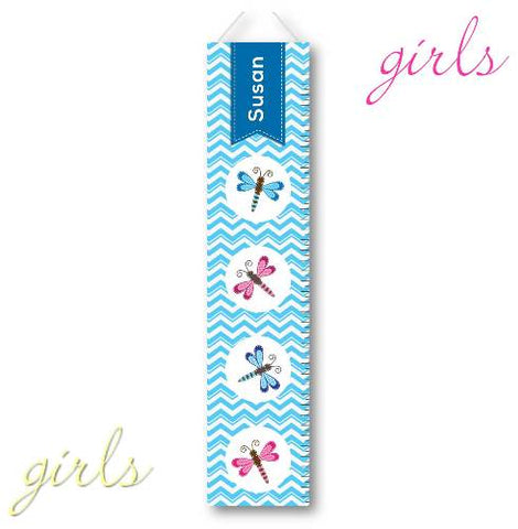 Kids Canvas Height Chart - Dragonfly 1