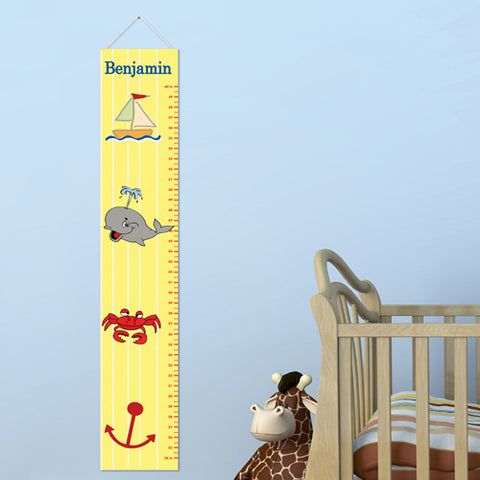 Kids Canvas Height Chart - Ship