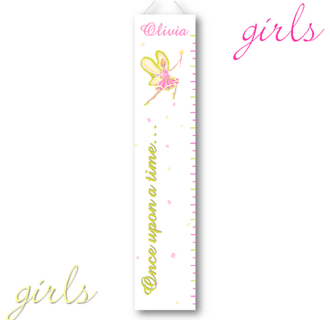 Kids Growth Charts - Personalized Fairy Princess