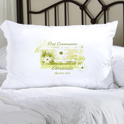 Childrens Personalized Pillow Case - Daisy - PersonalizationPop Test Store