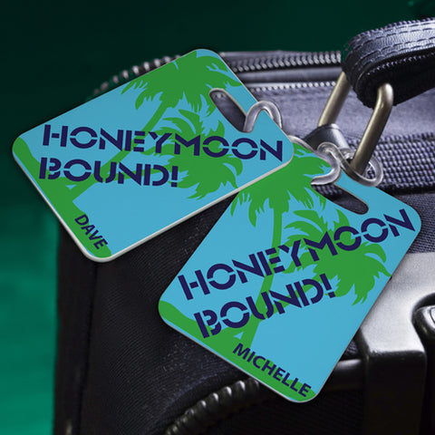 Couples Sojourn Luggage Tag - Honeymoon