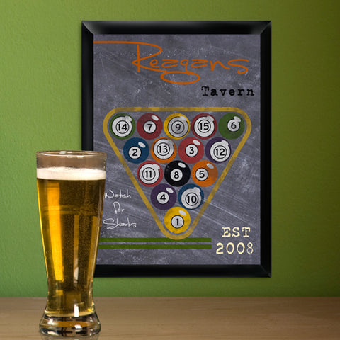 Traditional Sports Man Cave Pub and Tavern Signs - Tavern Billards