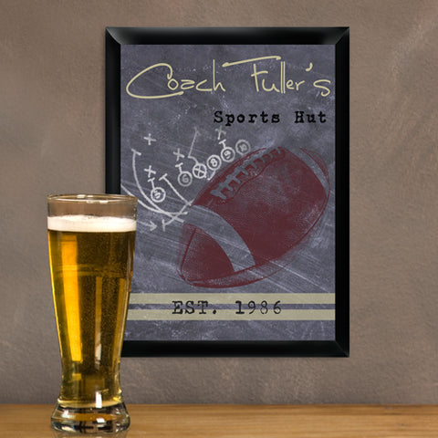 Traditional Sports Man Cave Pub and Tavern Signs - Tavern Football