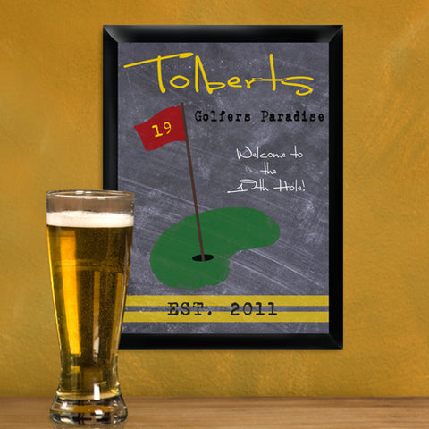 Traditional Sports Man Cave Pub and Tavern Signs - Tavern Golf