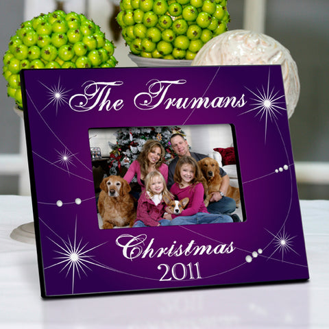 Christmas Picture Frame - Star - PersonalizationPop Test Store