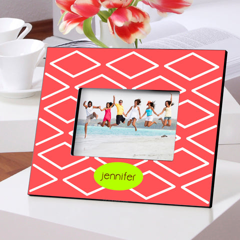 Color Bright Frames - Geo-Coral