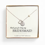 Gold Open Heart Charm Necklace