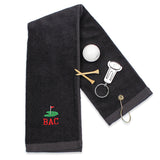 Personalized Golf Towel & Key Ring Tool Set - PersonalizationPop Test Store
