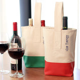 Bright Pink Wine Therapy Color Dipped Wine Tote - PersonalizationPop Test Store