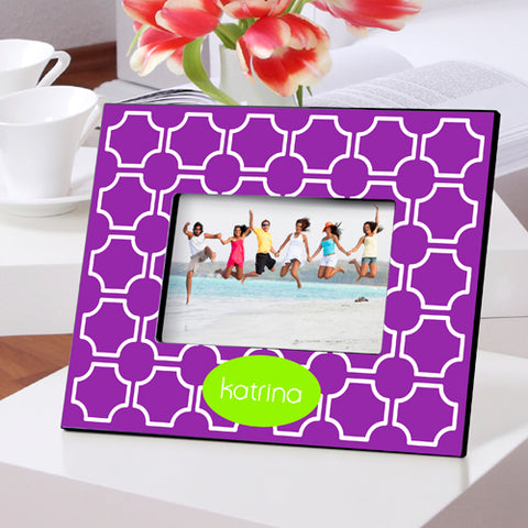 Color Bright Frames - Purple Lattice