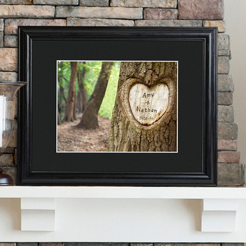 Tree of Love Print with Wood Frame - Family Tree
