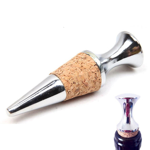 Super Deal Zinc Alloy Glyptostrobus Wine Stopper Wine Cork Wine Bottle Stopper XT